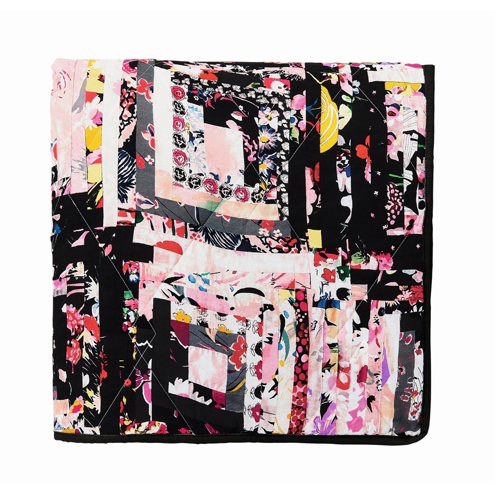 Patchwork Cotton Quilted Throw by Ted Baker in Multi